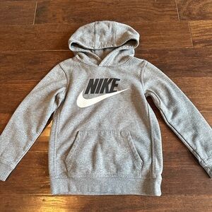 Nike Kids Gray Hoodie, Sz 7